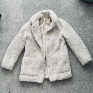H&M Cream Kids Sherpa jacket